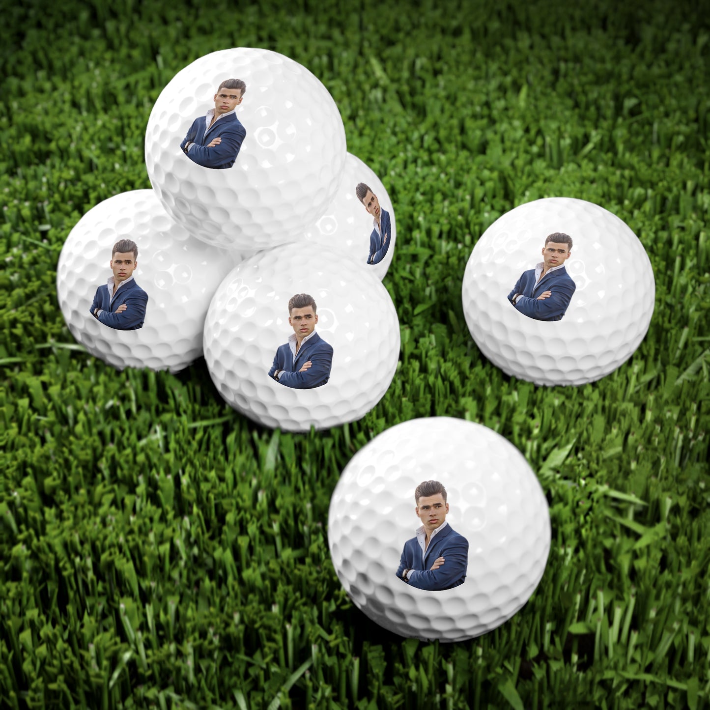 The Roman Mederios Show Golf Balls, 6pcs